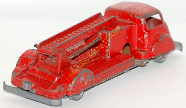 Camion De Pompier Solido Démontable - Grande Échelle - Pièce De Collection État D'Origine